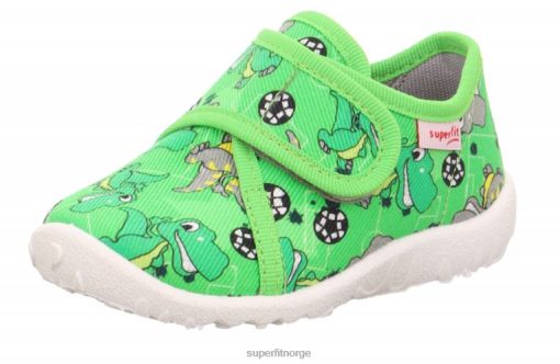 Superfit Norge 006JJ65 grønn/flerfarget | Superfit spotty - tøffel med borrelås