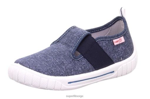 Superfit Norge 006JJ73 blå | Superfit regning - tøffel med slip