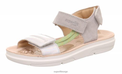 Superfit Norge 006JJ878 lys grå | Superfit paloma - sandal med borrelås