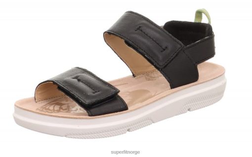 Superfit Norge 006JJ879 svart | Superfit paloma - sandal med borrelås