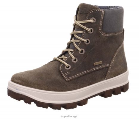 Superfit Norge 006JJ935 grønn | Superfit tedd - støvel med snøring