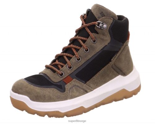 Superfit Norge 006JJ941 grønn/svart | Superfit space - støvel med glidelås