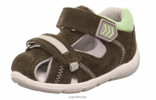 Superfit Sandaler Barn 006JJ168 grønn/lysegrønn | Superfit freddy - sandal med borrelås