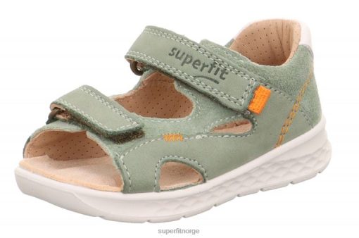 Superfit Sandaler Barn 006JJ182 lysegrønn/oransje | Superfit lagune - sandal med borrelås
