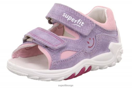 Superfit Sandaler Barn 006JJ184 lilla/rosa | Superfit flow - sandal med borrelås