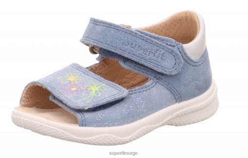 Superfit Sandaler Barn 006JJ208 blå/sølv | Superfit polly - sandal med borrelås
