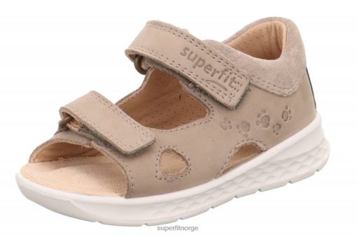 Superfit Sandaler Barn 006JJ230 beige/blå | Superfit lagune - sandal med borrelås
