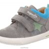 Superfit Sko 006JJ236 lys grå/blå | Superfit moppy - lave joggesko med borrelås