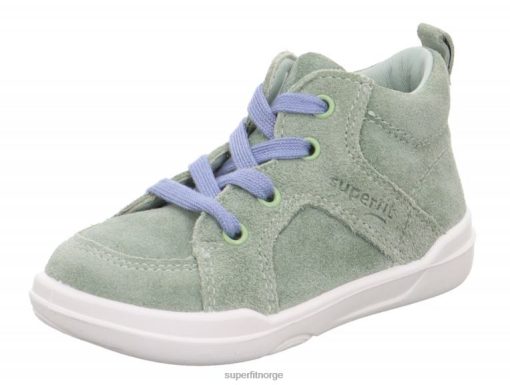 Superfit Sko 006JJ248 lysegrønn/blå | Superfit superfree - høye sneakers med snøring
