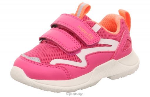 Superfit Sko 006JJ261 rosa/oransje | Superfit rush - joggesko lave med borrelås