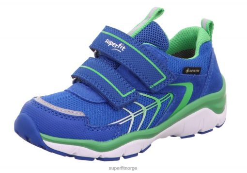 Superfit Sko 006JJ355 blå/grønn | Superfit sport5 - lave joggesko med borrelås