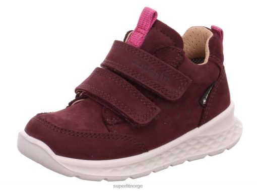 Superfit Sko 006JJ373 rød/rosa | Superfit breeze - lave joggesko med borrelås