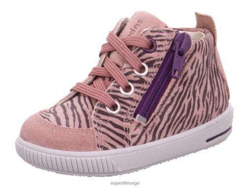 Superfit Sko 006JJ377 rosa/lilla | Superfit moppy - lave sneakers med glidelås