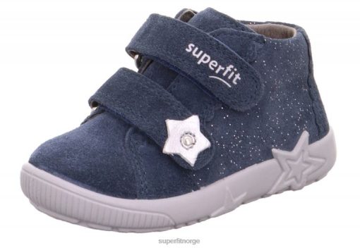 Superfit Sko 006JJ378 blå | Superfit starlight - lave joggesko med borrelås