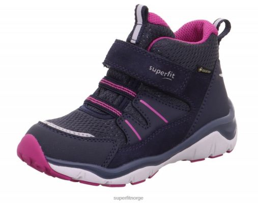 Superfit Sko 006JJ388 blå/rosa | Superfit sport5 - høye sneakers med borrelås