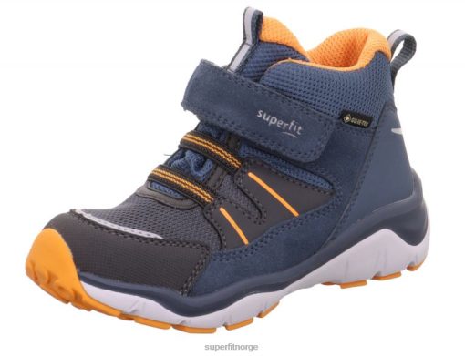 Superfit Sko 006JJ406 blå/oransje | Superfit sport5 - høye sneakers med borrelås