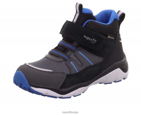 Superfit Sko 006JJ408 svart/blått | Superfit sport5 - høye sneakers med borrelås