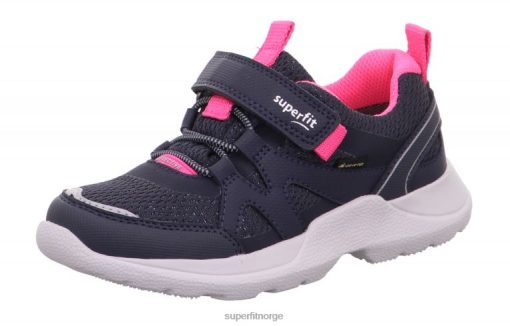 Superfit Sko 006JJ518 blå/rosa | Superfit rush - joggesko lave med borrelås