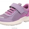 Superfit Sko 006JJ522 lilla | Superfit rush - joggesko lave med borrelås