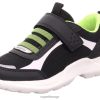 Superfit Sko 006JJ528 svart/gul | Superfit rush - joggesko lave med borrelås