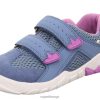 Superfit Sko 006JJ547 blå/lilla | Superfit trace - joggesko lave med borrelås