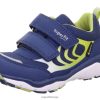 Superfit Sko 006JJ807 blå/lysegrønn | Superfit sport5 - lave joggesko med borrelås