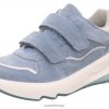 Superfit Sko 006JJ820 blå/sølv | Superfit melodi - joggesko lave med borrelås
