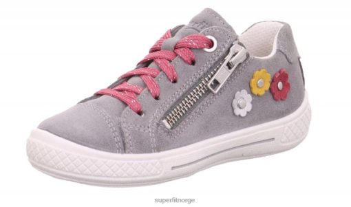 Superfit Sko 006JJ822 lys grå | Superfit tensy - lave sneakers med glidelås