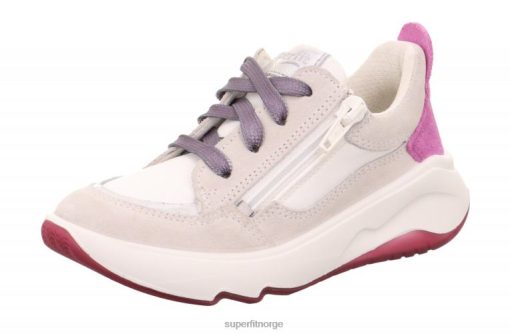 Superfit Sko 006JJ829 hvit | Superfit melodi - lave sneakers med glidelås