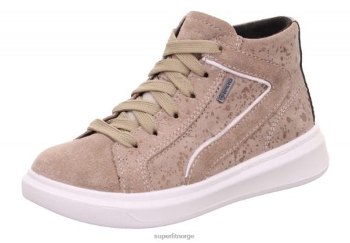 Superfit Sko 006JJ864 beige | Superfit cosmo - høye sneakers med glidelås