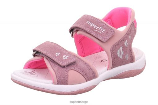Superfit Tøfler 006JJ610 lilla/rosa | Superfit sunny - sandal med borrelås
