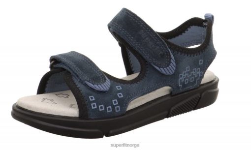 Superfit Tøfler 006JJ611 blå | Superfit pixie - sandal med borrelås
