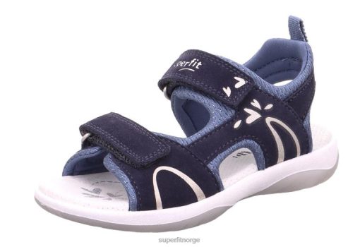 Superfit Tøfler 006JJ614 blå | Superfit sunny - sandal med borrelås