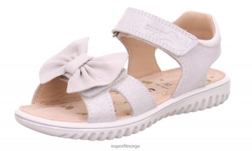 Superfit Tøfler 006JJ625 hvit | Superfit sparkle - sandal med borrelås