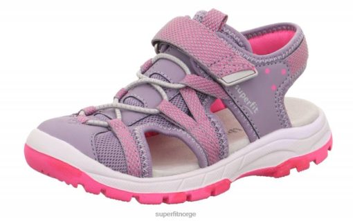 Superfit Tøfler 006JJ637 lilla/rosa | Superfit tornado light - sandal med borrelås