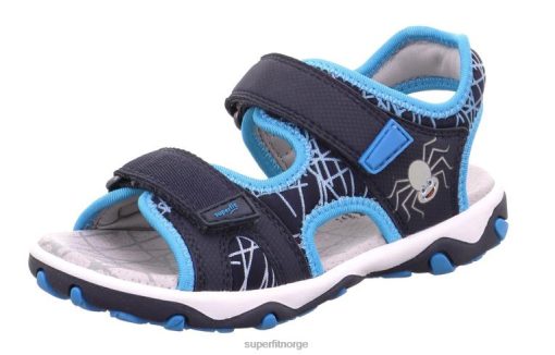 Superfit Tøfler 006JJ639 blå | Superfit mike 3.0 - sandal med borrelås