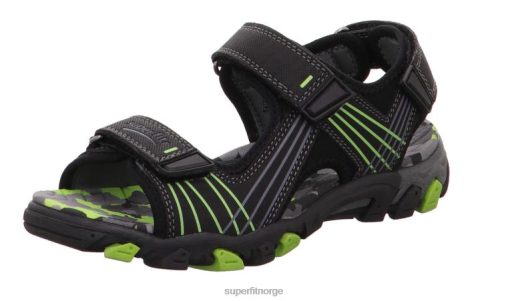 Superfit Tøfler 006JJ655 svart | Superfit henry - sandal med borrelås