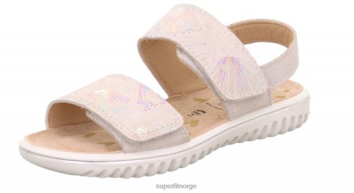 Superfit Tøfler 006JJ656 hvit | Superfit sparkle - sandal med borrelås