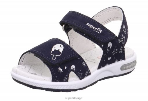 Superfit Tøfler 006JJ660 blå | Superfit emily - sandal med borrelås